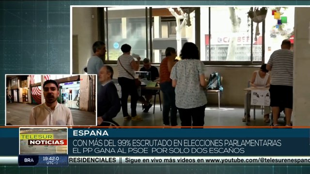 El PP le ganó al PSOE por solo dos escaños en elecciones del parlamento europeo