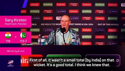 It was Pakistan's game for 35 overs - coach Kirsten on India loss