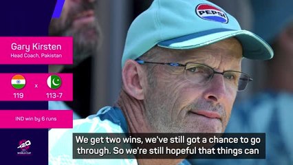 It was Pakistan's game for 35 overs - coach Kirsten on India loss