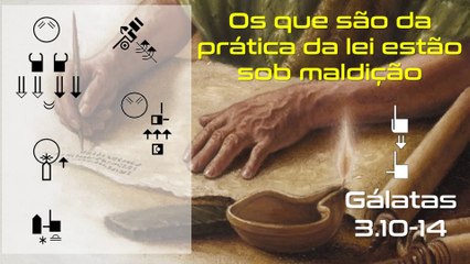 Os que são da prática da lei estão sob maldição