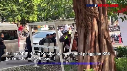 Descargar video: Penuhi Panggilan KPK Terkait Harun Masiku, Sekjen PDIP Hasto Kristiyanto Siap Berikan Keterangan