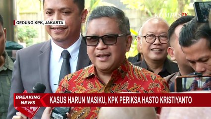 [BREAKING NEWS] Momen Kedatangan Hasto Kristiyanto di Gedung KPK, Hadir Panggilan Kasus Harun Masiku