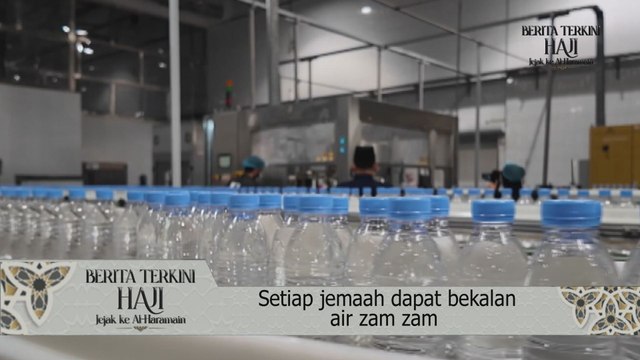 Setiap jemaah dapat bekalan air zam zam
