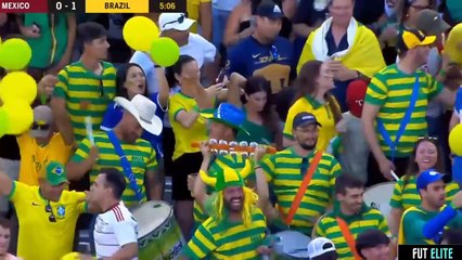 Mexico vs Brazil 2-3 Highlights Goals - Friendly 2024 Endrick Vinicius Jr. Combine