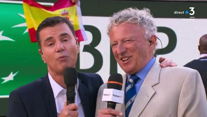 Les adieux émouvants de Nelson Monfort pour sa dernière à Roland-Garros