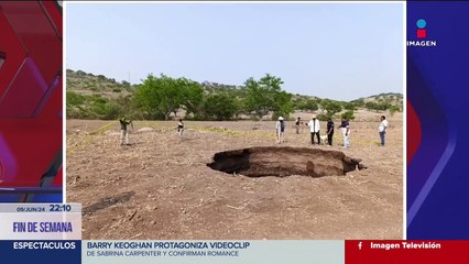 Reportan socavón en la comunidad de Ahuatepec en Tlapa, Guerrero