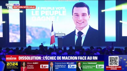 Dissolution de l'Assemblée nationale: l'échec d'Emmanuel Macron face au Rassemblement national