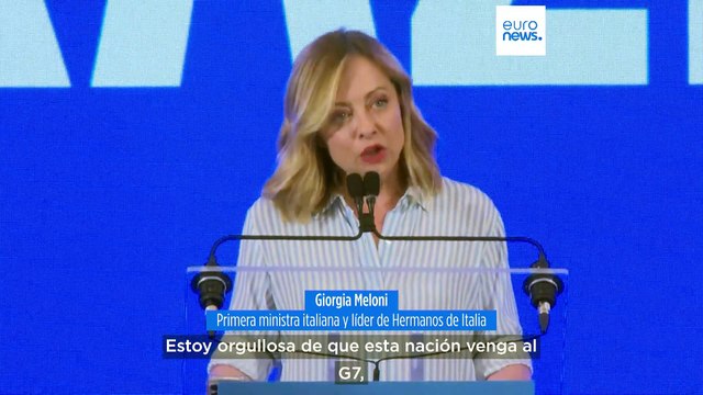 Las proyecciones iniciales dan la victoria al partido de Meloni en las elecciones europeas en Italia