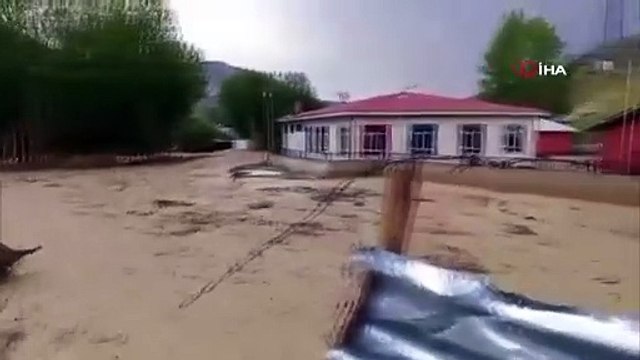 Van Saray'da sel: 2 büyükbaş, 100'e yakın küçükbaş hayvan telef oldu