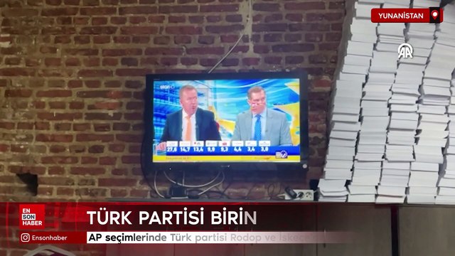 Yunanistan'da yapılan AP seçimlerinde Türk partisi Rodop ve İskeçe'de birinci oldu