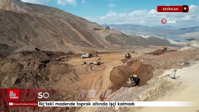 İliç'teki madende toprak altında işçi kalmadı