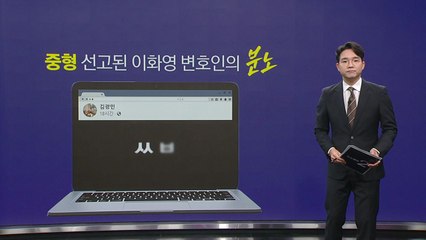 중형 선고된 이화영 변호인의 분노 [앵커리포트] / YTN