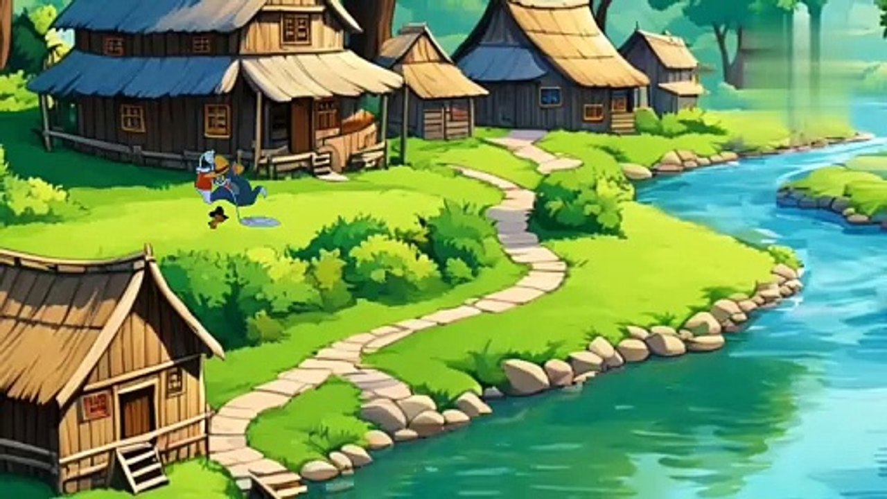 Tom and Jerry river side - tom and jerry cartoon - river cartoon video - river Tom and Jerry