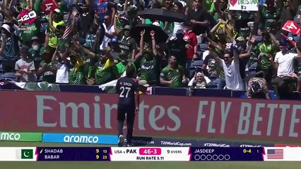 The American fairytale continues as USA beat Pakistan in a massive upset at the #T20WorldCup