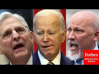 Roy Asks Garland If DOJ Isn't Prosecuting Biden Because He 'Is Not Mentally Fit To Defend Himself'