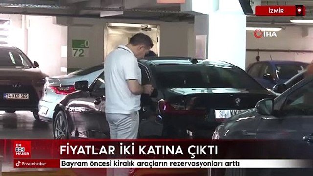 Bayram öncesi kiralık araçların rezervasyonları arttı, fiyatlar iki katına çıktı