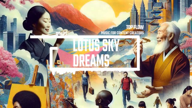(Music For Content Creators) - Lotus Sky Dreams, Vlog & Background Music by Top Flow
