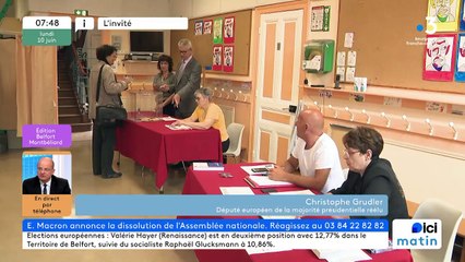 Christophe Grudler Député européen sortant de la majorité présidentielle