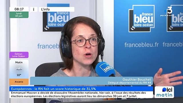 Gauthier Bouchet, Délégué départemental du RN de Loire-Atlantique