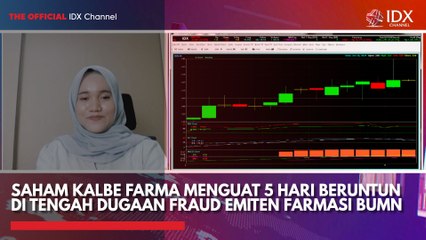 Saham Kalbe Farma Menguat 5 Hari Beruntun di Tengah Dugaan Fraud Emiten Farmasi BUMN