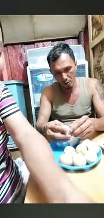 Eating balot
