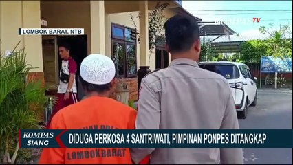 Diduga Perkosa 4 Santriwati, Pimpinan Ponpes di NTB Ditangkap Polisi