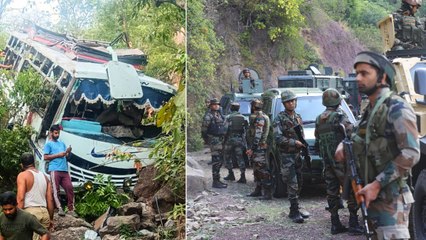 जम्मू में बस पर आतंकी हमला, 9 लोगों की मौत; आतंकियों की तलाश में जुटी सेना