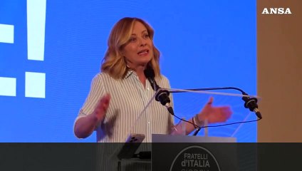 Meloni: "Italia in Ue e al G7 col governo piu' forte di tutti"