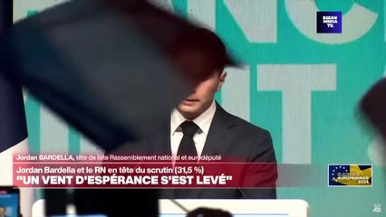 Européennes : Jordan Bardella appelle à dissoudre l'Assemblée Nationale