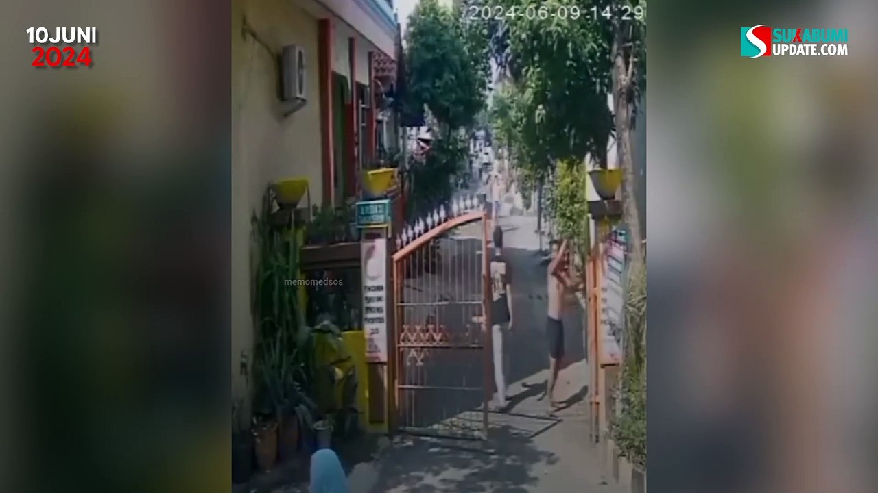 Detik-detik Warga Komplek Kepung Maling Motor