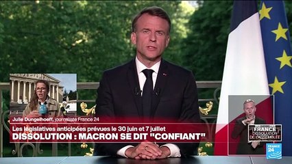 Législatives anticipées prévues le 30 juin et le 7 juillet : "Un scénario inconnu"