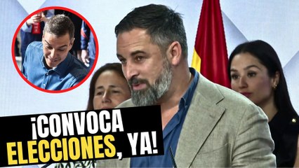 Abascal (Vox) retuerce al ‘autócrata’ Sánchez, asolado por el caso Begoña: “¡Elecciones ya!”