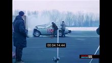 [HD] 1968 Ferrari 365 GTB4 Daytona Crash Test [REMASTER AUDIO/VIDEO]