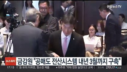 금감원 "공매도 전산시스템 내년 3월까지 구축"