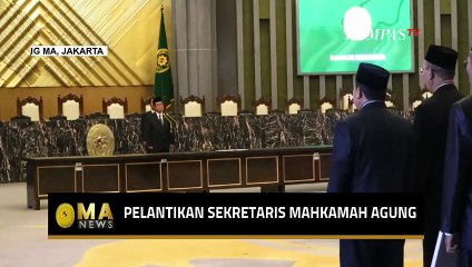 Momen Ketua Mahkamah Agung Lantik Sekretaris Baru, Sugiyanto - MA NEWS