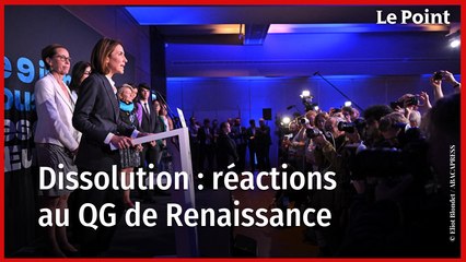 Dissolution : surprise, doute, soutien... les réactions des militants et élus Renaissance