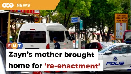 Cops bring Zayn’s mother home for ‘re-enactment’