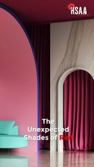 Exploring the unexpected shades of red.