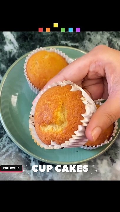 Instant Eggless vanilla muffins cupcakes