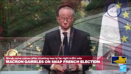 Скачать видео: Macron dissolves  French parliament and calls snap elections