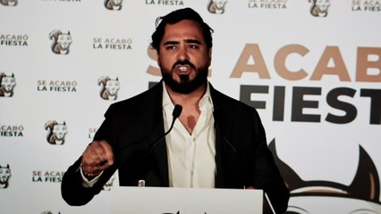 Alvise Pérez: las siete frases más polémicas del discurso del líder de 'Se acabó la Fiesta'