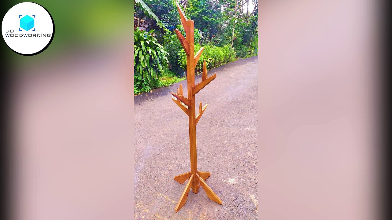 40 Woodworking Coat Racks Projects | 40 Woodworking Coat Racks DIY Ideas