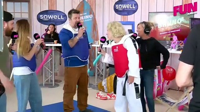 Les JO de Bruno sur Fun Radio en direct de Soustons - Taekwondo