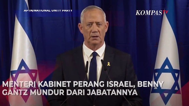 Menteri Kabinet Perang Israel Benny Gantz Mundur, Ungkap Kekesalan ke Netanyahu