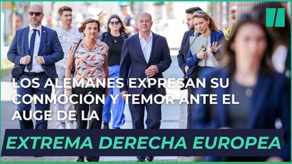 Los alemanes expresan su conmoción y temor ante el auge de la extrema derecha europea