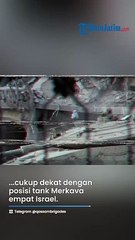 Tank Merkava 4 Terbakar, 2 Tentara Israel Ditembak Hamas dari Jarak Dekat
