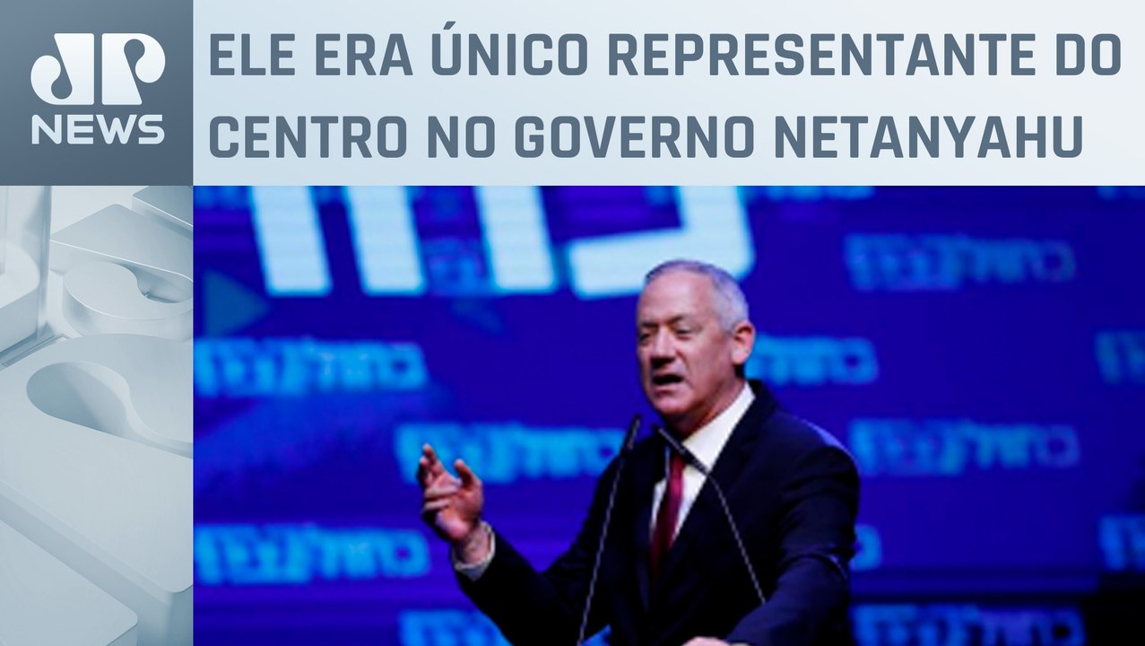 Gantz deixa gabinete de guerra e pede novas eleições em Israel