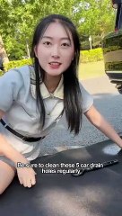 Be sure to clean these 5 drainage holes in your car before the rainy season