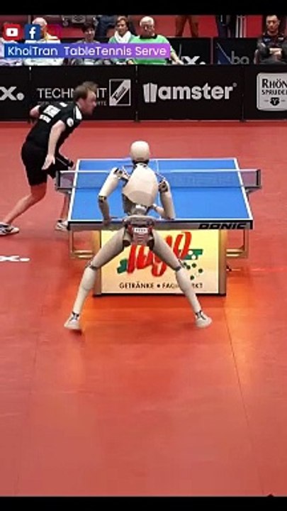 Robot Playing Table Tennis