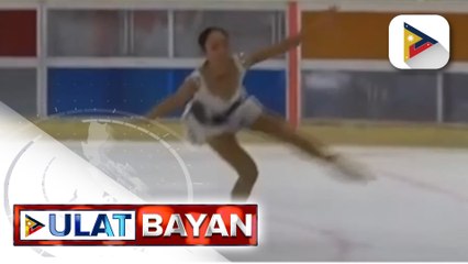 下载视频: Filipina figure skate Skye Patenia, wagi ng gintong medalya sa Madani Cup Open FIgure Skating...